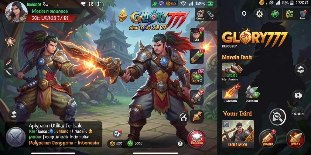Tampilan utama GLORY777 dengan antarmuka yang intuitif dan bersih.