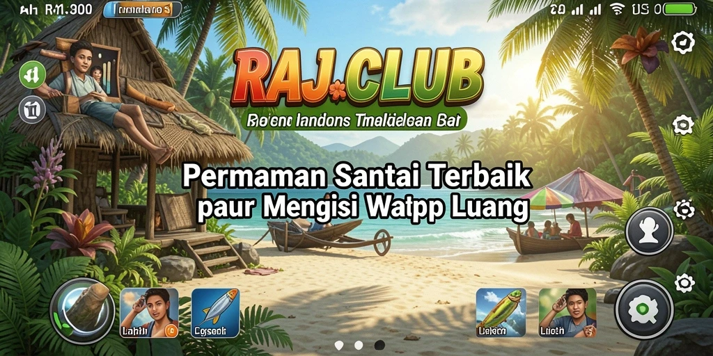 Screenshot gameplay RAJACLUB yang menampilkan keseruan bermain.