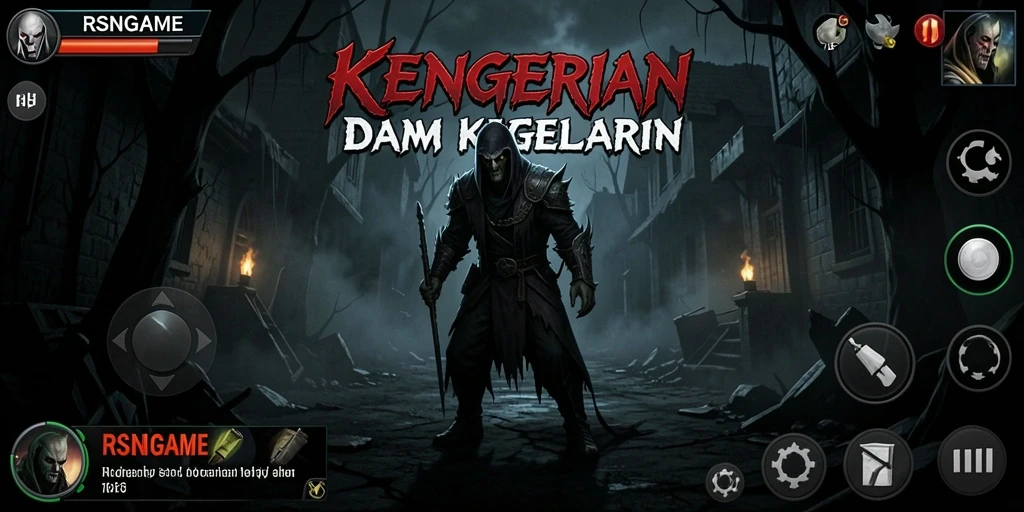 Gameplay RSNGAME yang menegangkan dan menakutkan.