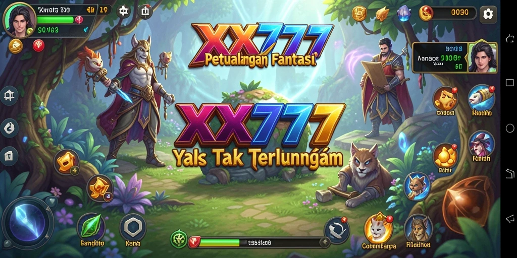 Screenshot utama XXX777 menampilkan aksi pertarungan yang mendebarkan.